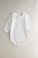 CHILDREN'S BODYSUIT WITH AN EMBROIDERED MOUSE