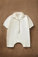 CHILDREN’S OXFORD FOOTED ROMPER