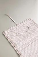 CHILDREN’S SQUARE STRIPE BABY WIPE HOLDER