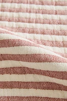 CHILDREN'S STRIPED MUSLIN BEDSPREAD