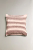 CHILDREN'S STRIPED MUSLIN THROW PILLOW COVER