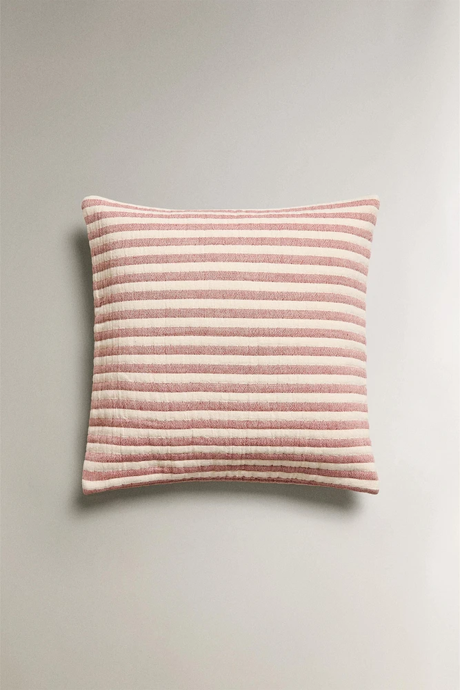 HOUSSE DE COUSSIN ENFANT GAZE RAYURES