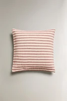 CHILDREN'S STRIPED MUSLIN THROW PILLOW COVER