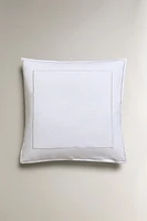 SATEEN PILLOWCASE WITH TRIM