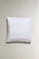 SATEEN PILLOWCASE WITH TRIM