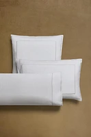 SATEEN PILLOWCASE WITH TRIM