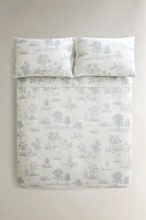 TOILE JOUY SATEEN DUVET COVER