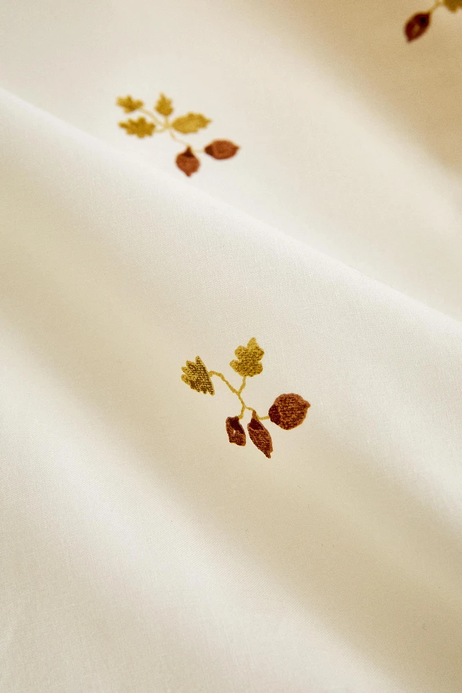 LEAF PRINT DUVET COVER