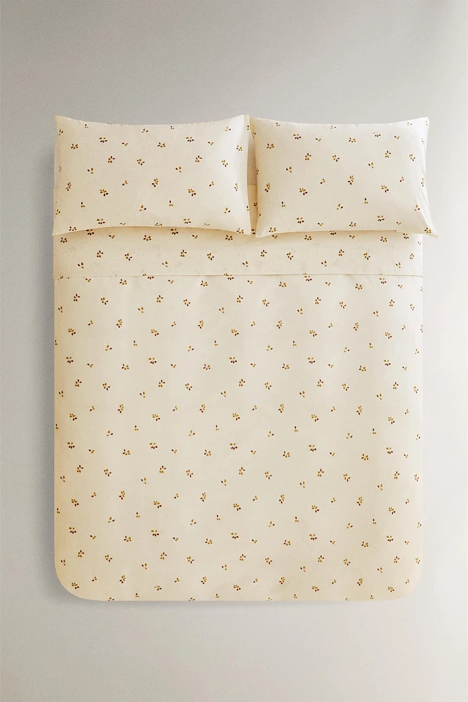 LEAF PRINT DUVET COVER