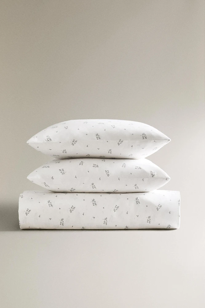 LEAF PRINT DUVET COVER