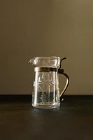 GLASS MILK PITCHER