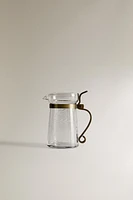 GLASS MILK PITCHER