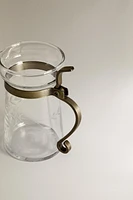 GLASS MILK PITCHER