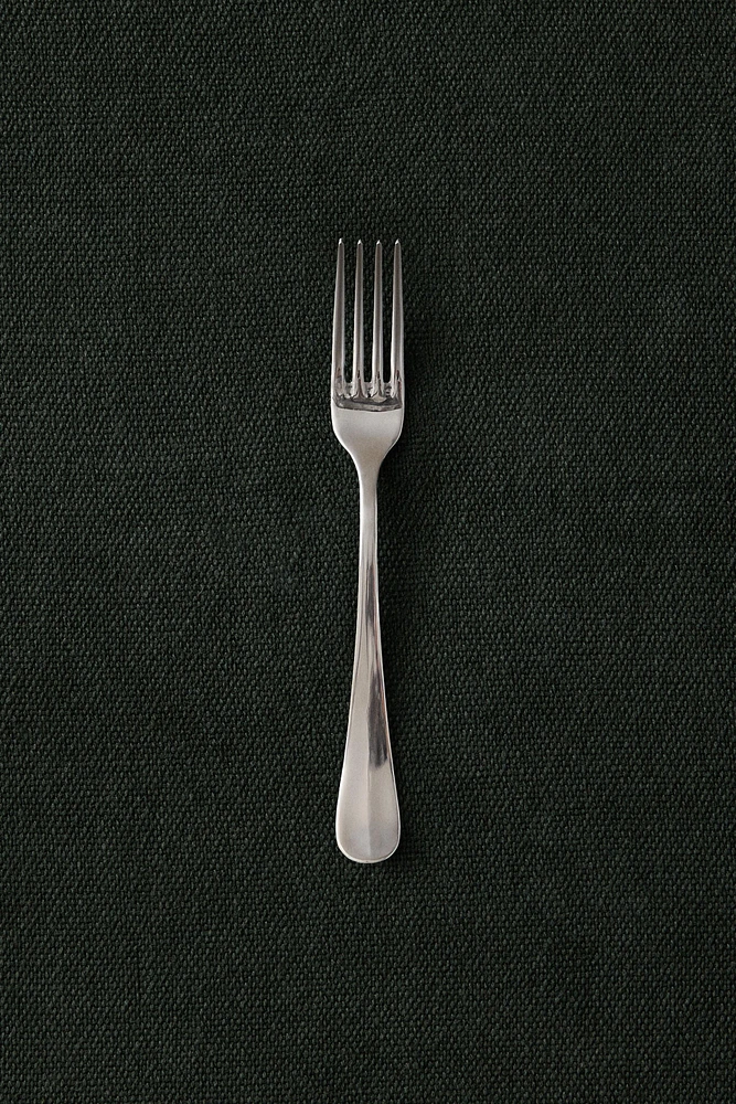 SILVER STEEL DESSERT FORK