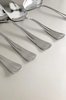 SILVER STEEL SERVING SPOON