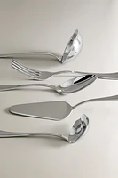 SILVER STEEL SERVING SPOON