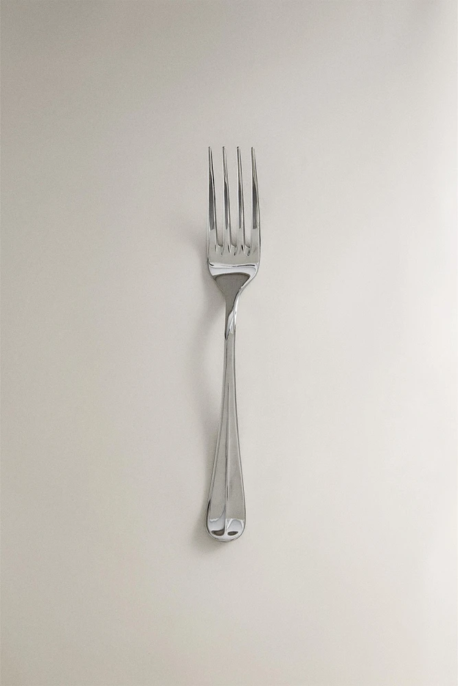 SILVER STEEL SERVING FORK