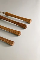 4-PIECE WOODEN FLATWARE SET