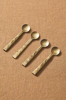 SET OF HAMMERED DESSERT SPOONS (SET OF 4)