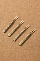 SET OF HAMMERED DESSERT FORKS (SET OF 4)