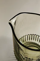 GLASS MILK PITCHER