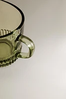 GLASS MILK PITCHER