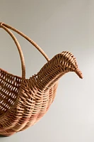 RATTAN BASKET WITH HANDLE