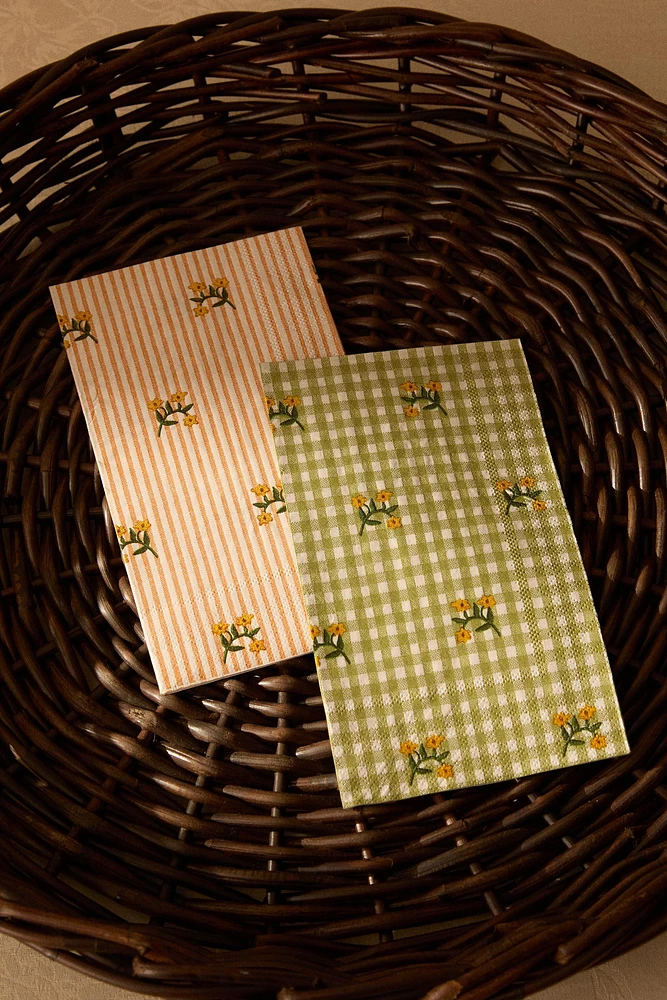 FLORAL PAPER NAPKINS (PACK OF 30)