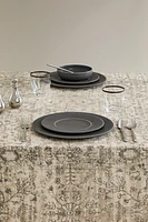 BLENDED FLORAL PRINT TABLECLOTH