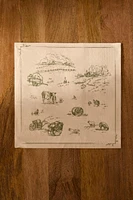 PAPER NAPKIN WITH FARM PRINT (PACK OF 20)