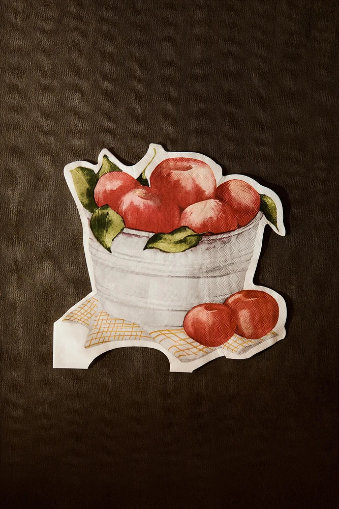 APPLE PAPER NAPKINS (SET OF 20)