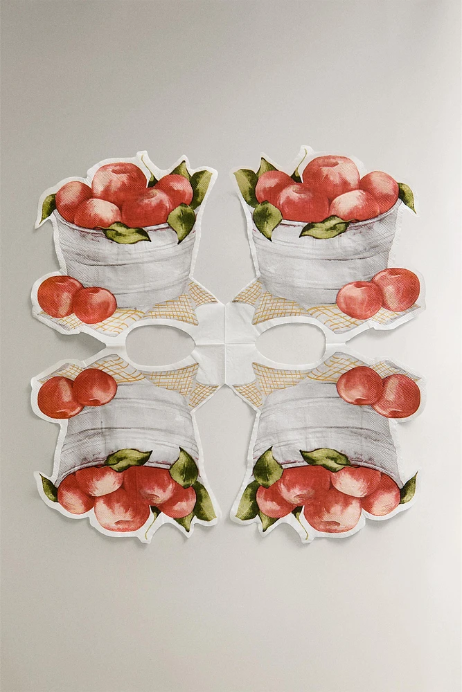 APPLE PAPER NAPKINS (SET OF 20)