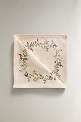 FLORAL PRINT NAPKIN (PACK OF 2)