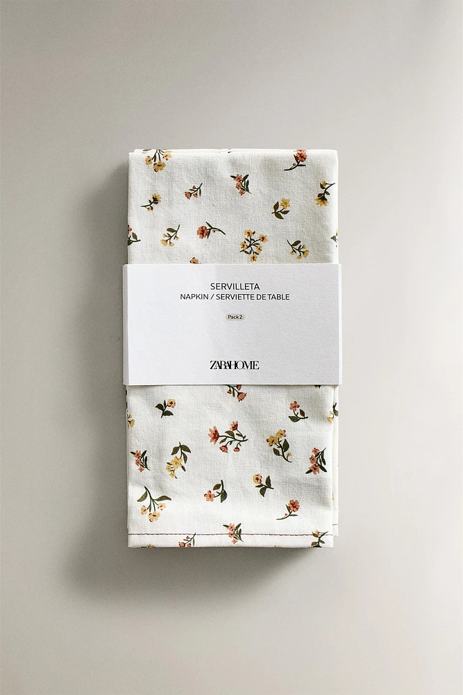 WILD FLOWER NAPKIN (SET OF 2)