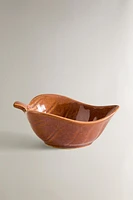 LEAF MINI STONEWARE BOWL