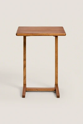 ASH WOOD FOLDING SIDE TABLE