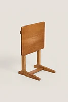 ASH WOOD FOLDING SIDE TABLE