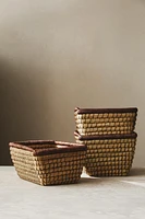 SQUARE WOVEN BASKET