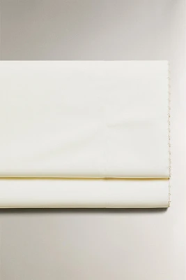 FLAT SHEET WITH EMBROIDERED TRIM