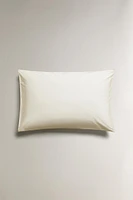 PILLOWCASE WITH EMBROIDERED TRIM