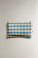 CHILDREN’S REVERSIBLE CHECK PILLOWCASE