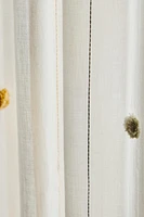 LOW OPACITY TASSEL CURTAIN