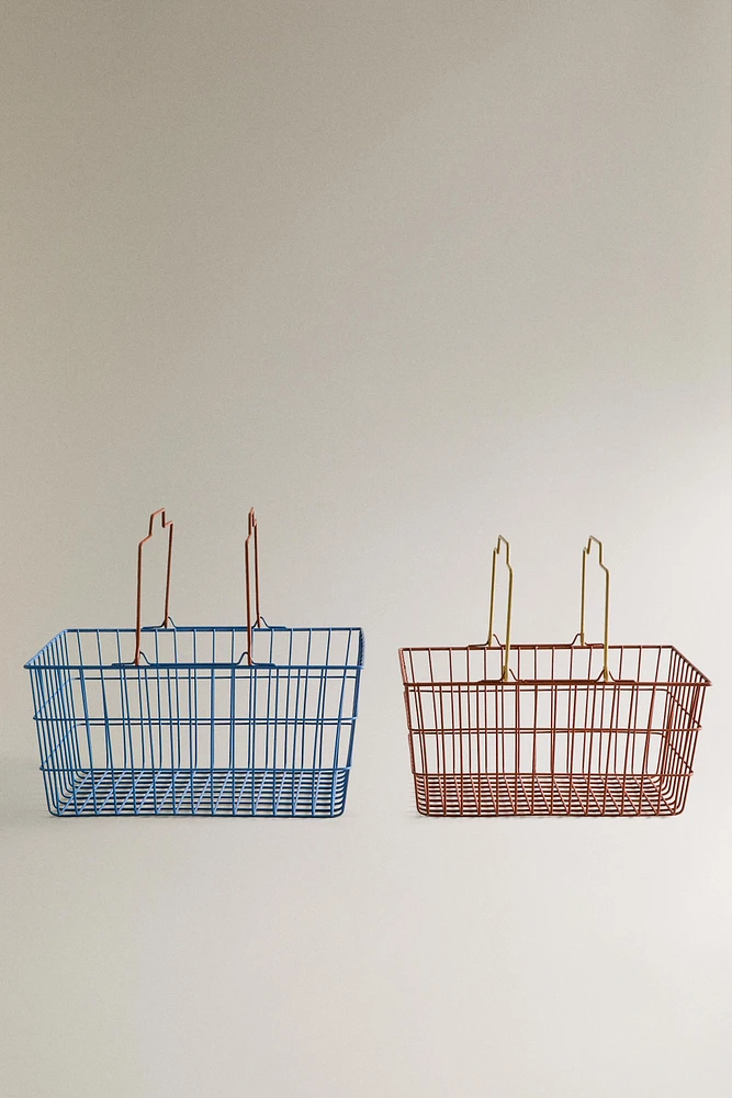 CHILDREN’S METAL BASKETS WITH HANDLE