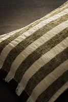 STRIPED THROW PILLOW COVER