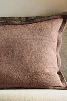 PLAIN COTTON THROW PILLOW COVER