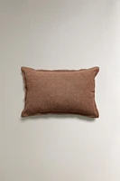 PLAIN COTTON THROW PILLOW COVER