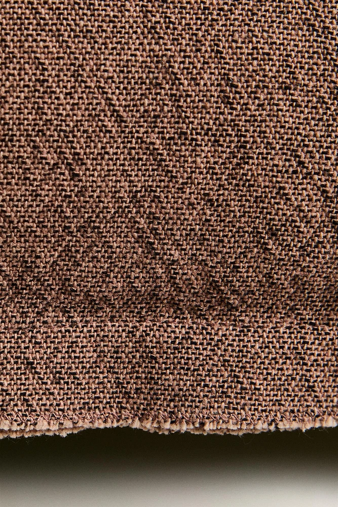 PLAIN COTTON THROW PILLOW COVER