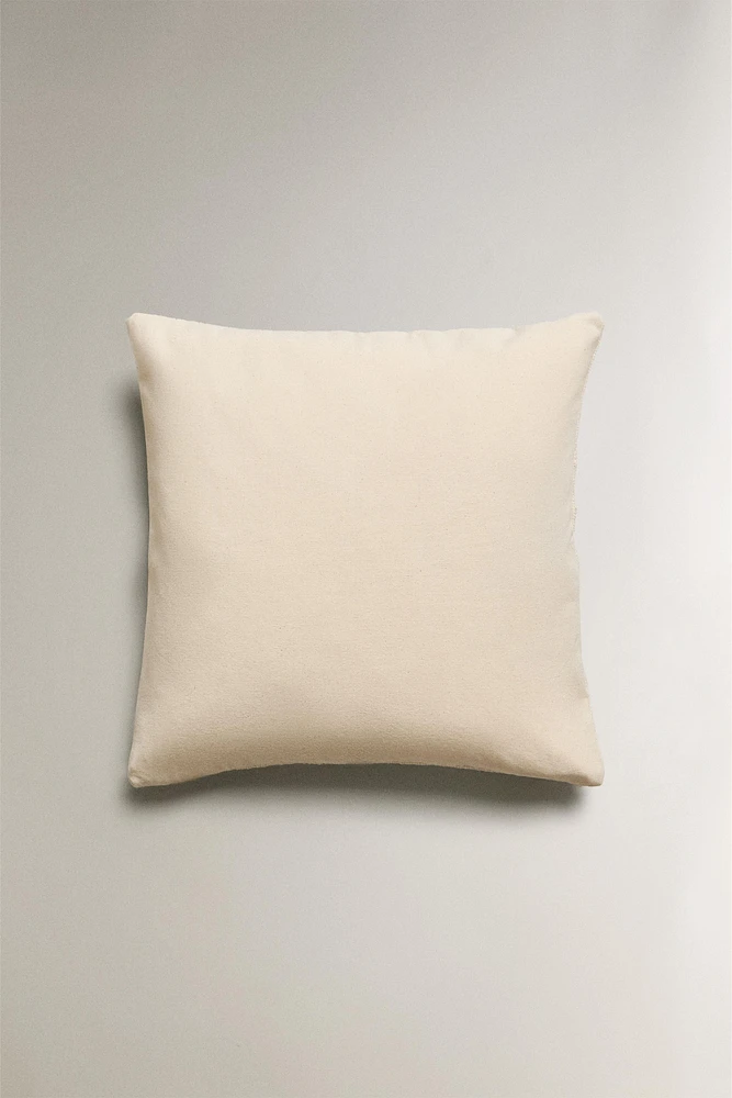 HOUSSE DE COUSSIN BRODERIE