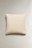 EMBROIDERED THROW PILLOW COVER