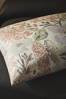 FLORAL PRINT SATEEN PILLOWCASE